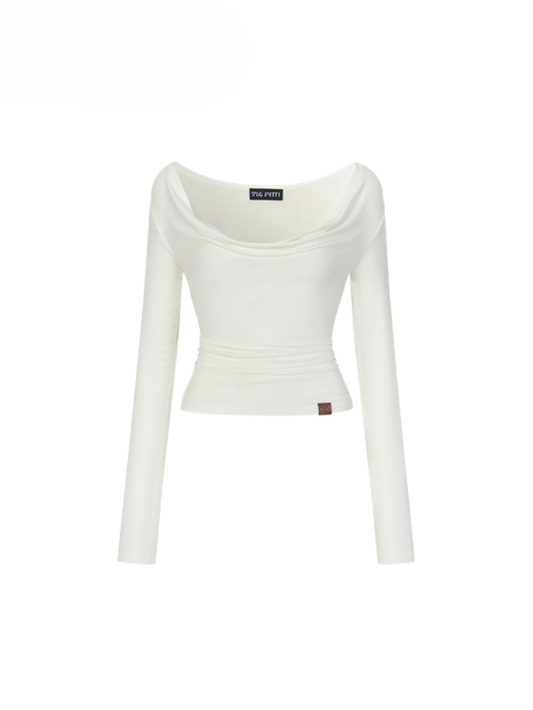 White Off-Shoulder Sexy Top - CHINASQUAD