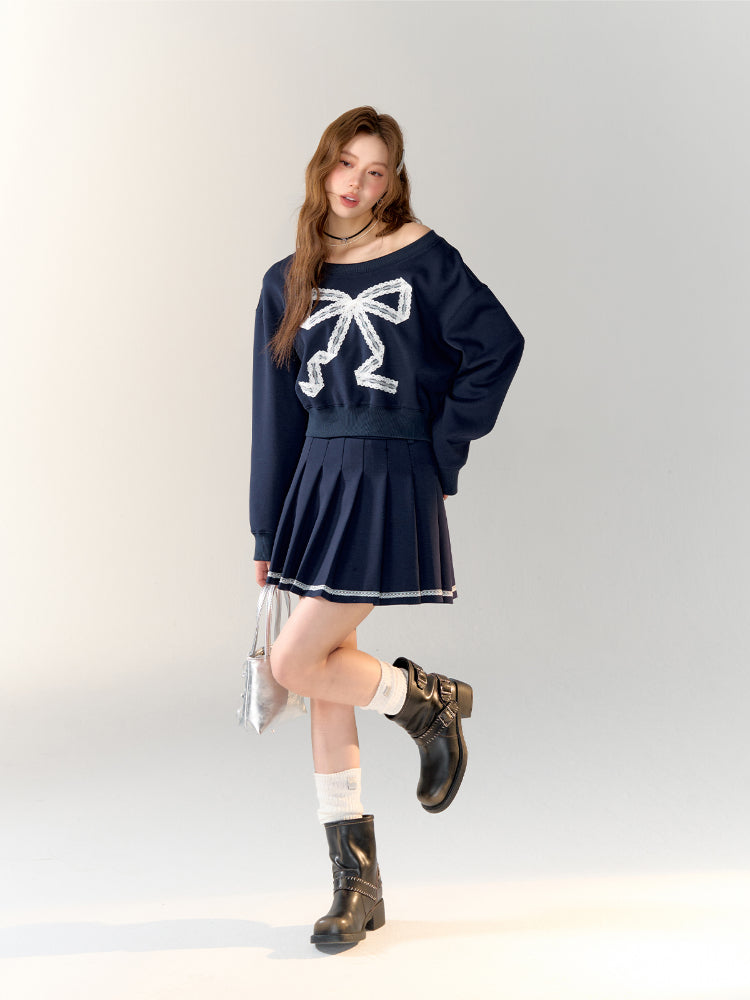 Lace Bow Skirt - CHINASQUAD