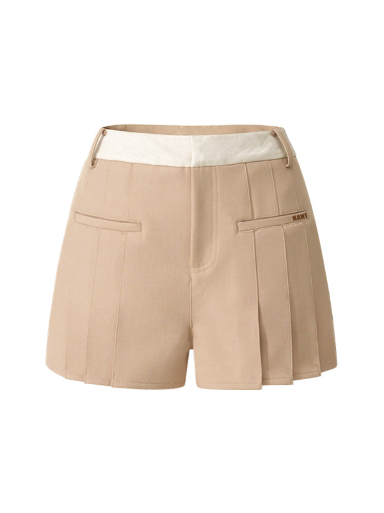 Embroidered Modern Pleated Skirt Pants - CHINASQUAD