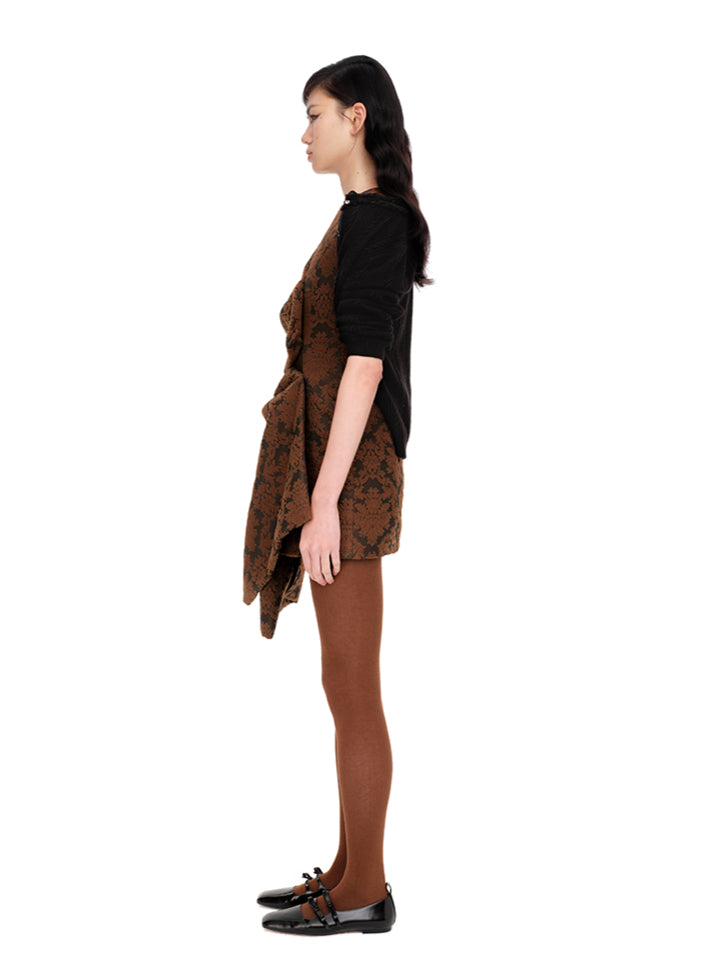 Elegant Bow Midi Dress - CHINASQUAD