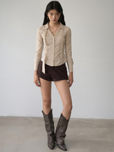 Rivet Cuffed Cargo Shorts - CHINASQUAD