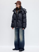Windproof Hooded Duck Down Jacket - CHINASQUAD