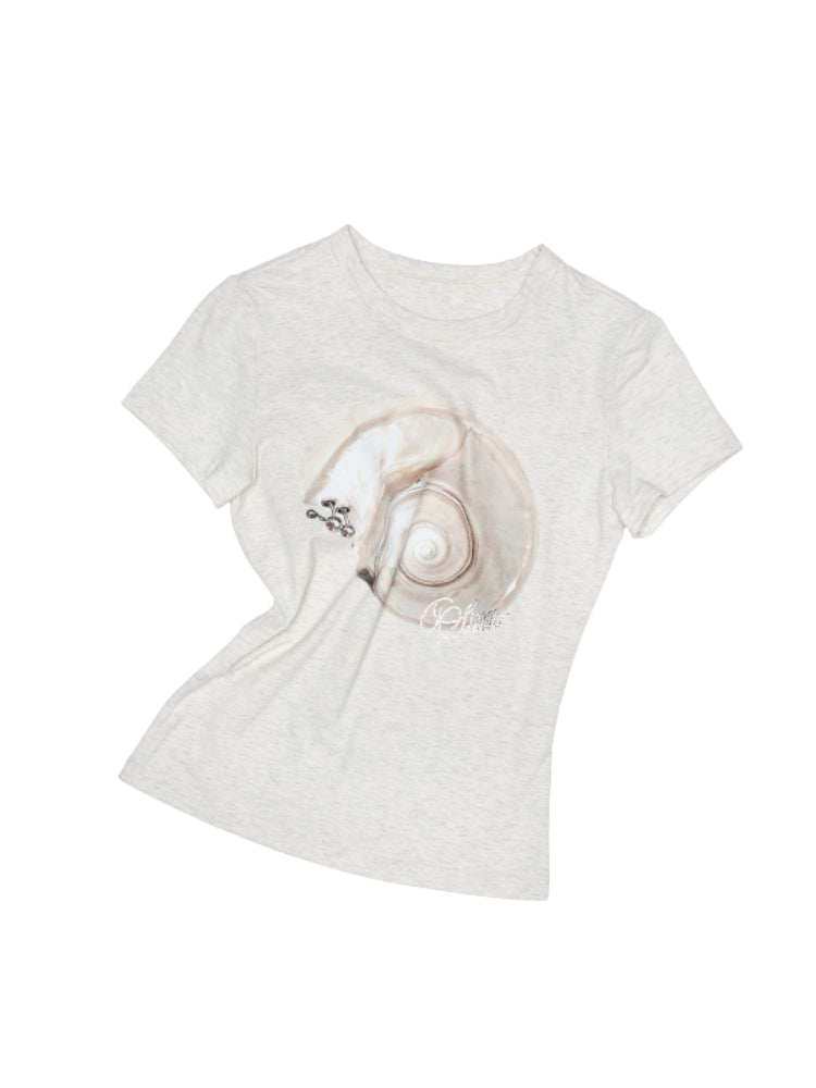 Printed Slim-Fit Short Sleeve T-shirt - CHINASQUAD