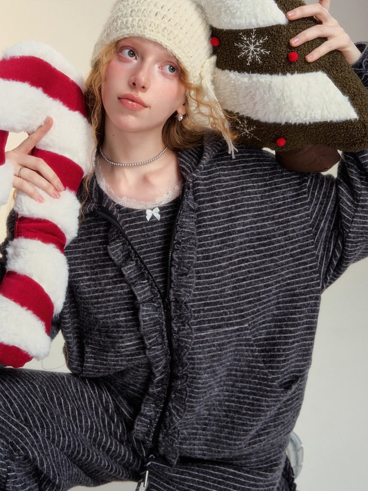 Soft Striped Hoodie / Casual Pants / Long Sleeve T-shirt - CHINASQUAD