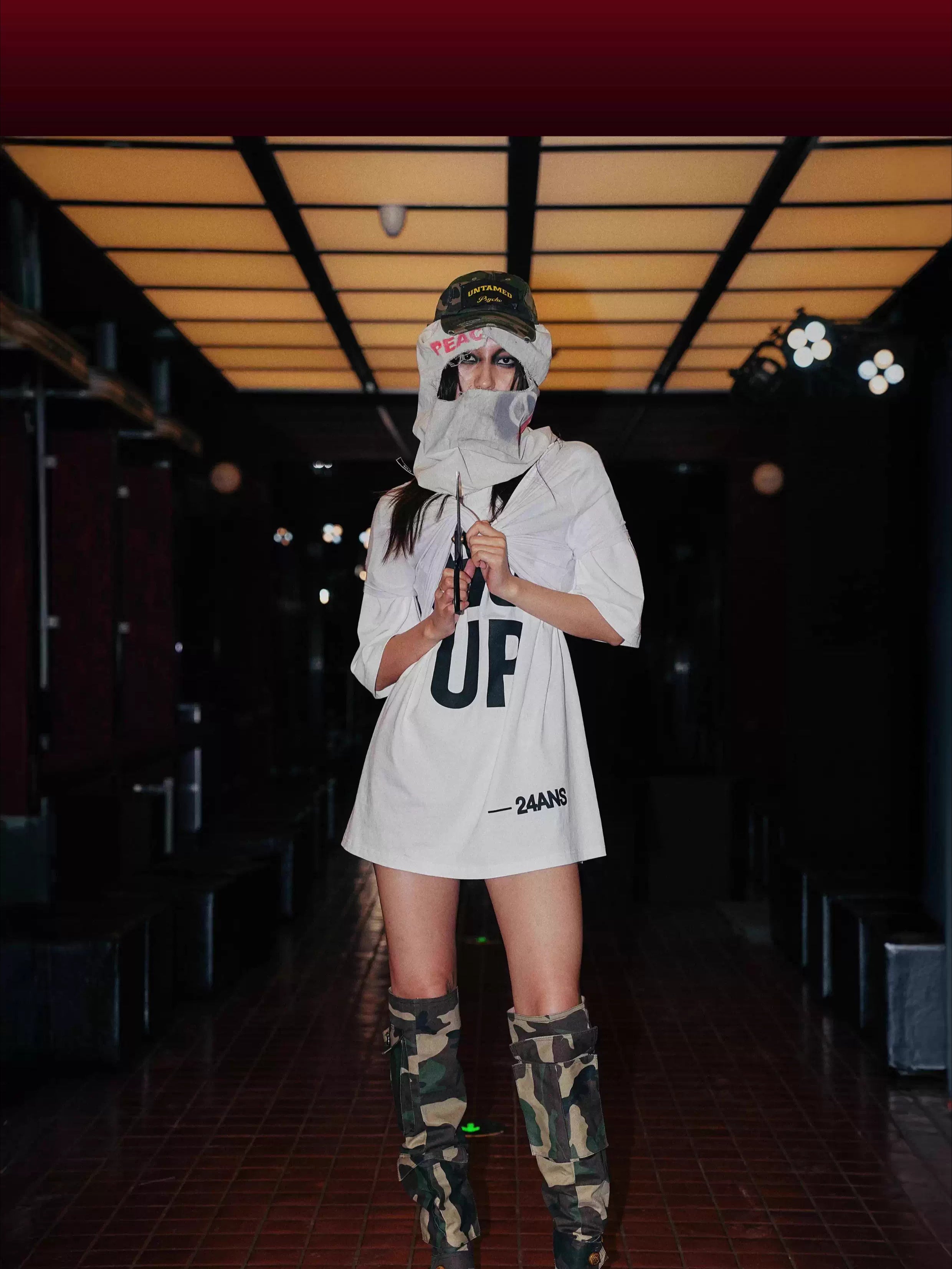 RUNWAY Camouflage Adjustable Cap