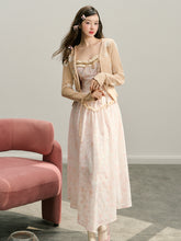 Light Brown Textured Jacquard Knit Skirt - CHINASQUAD