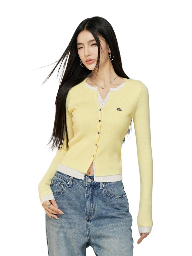 Color-blocked Knit Top - CHINASQUAD