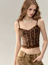 Velvet Lace Camisole - CHINASQUAD