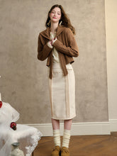 A-Line Heavy Pleated Bow Skirt - CHINASQUAD