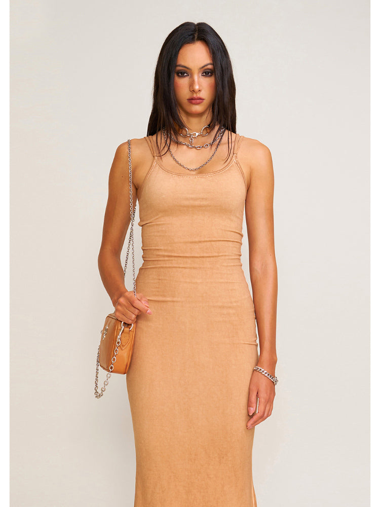 Wildworld Mermaid Knitted Silk Brace Dress