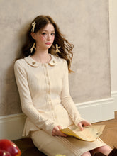 Handcrafted Floral Knit Sweater Blouse - CHINASQUAD