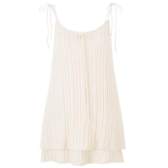 Wool-Blend Vintage Top & Ruffle Pants Set