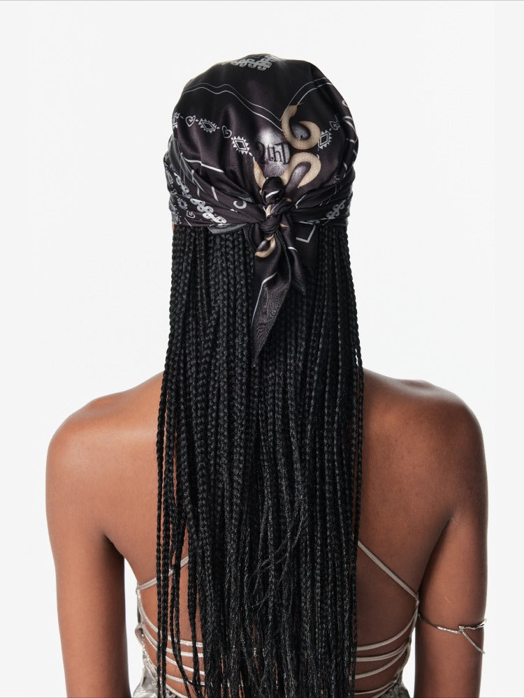 Punk Snake Print Scarf - CHINASQUAD