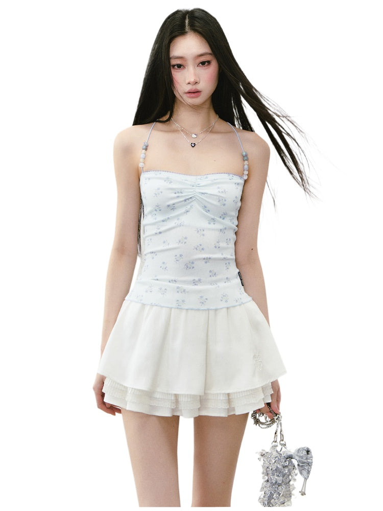 Floral Print Cami Top - CHINASQUAD