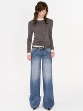 Retro Wash Blue Jeans - CHINASQUAD