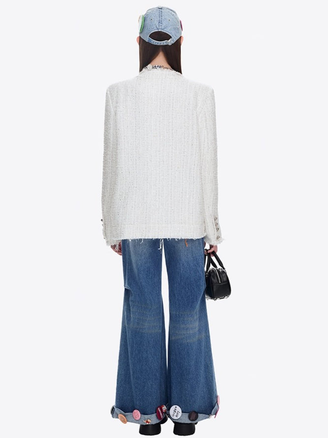 Vintage Badge Denim Baseball Cap