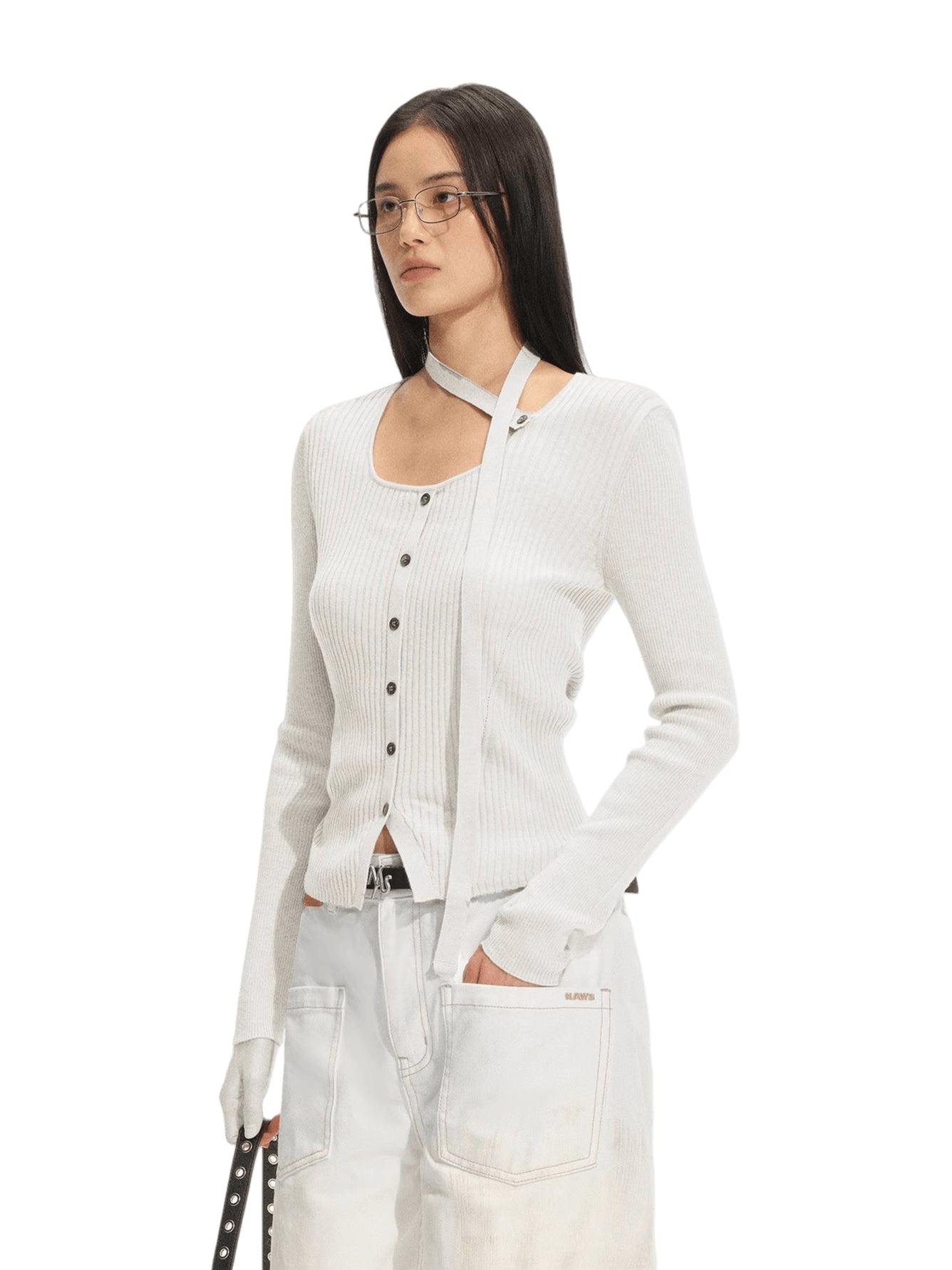 Miami Ribbed Knit Cardigan