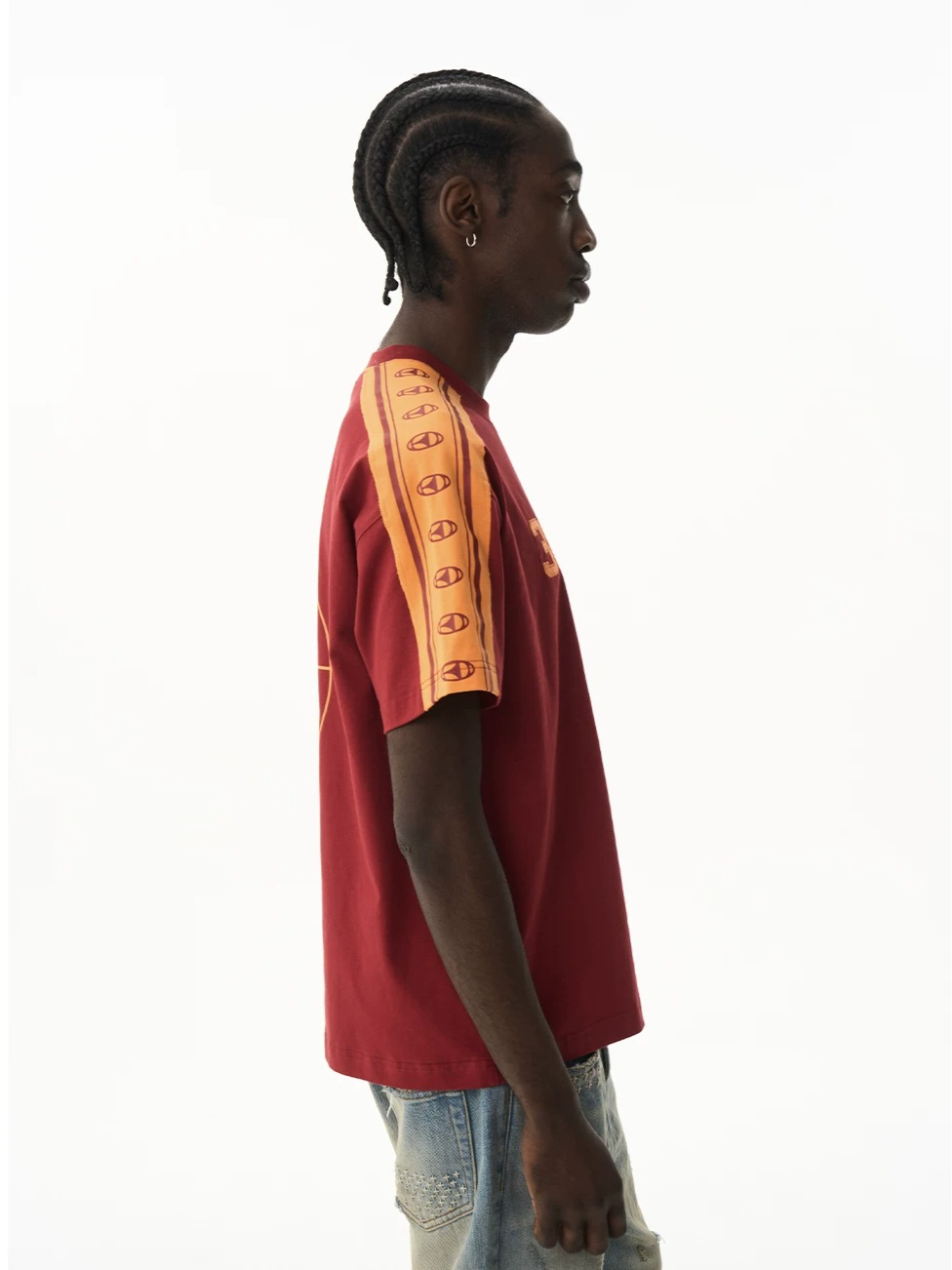 Vintage Contrast Panel Sport T-Shirt