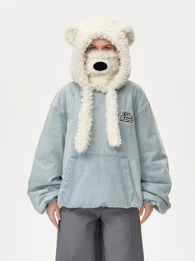 Bear Set Padded Hoodie - CHINASQUAD