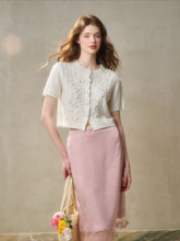 Pearl Mohair Knit Cardigan - CHINASQUAD