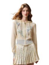 Mohair and Satin Cardigan & Skirt Set - CHINASQUAD