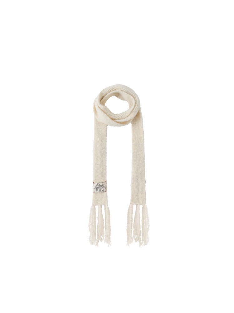 Alpaca Wool Narrow Scarf - CHINASQUAD