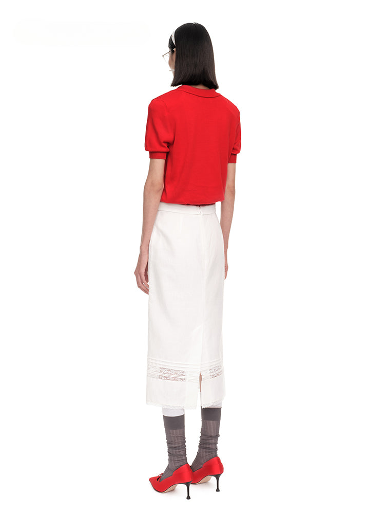Versatile Lace Splicing Skirt - CHINASQUAD
