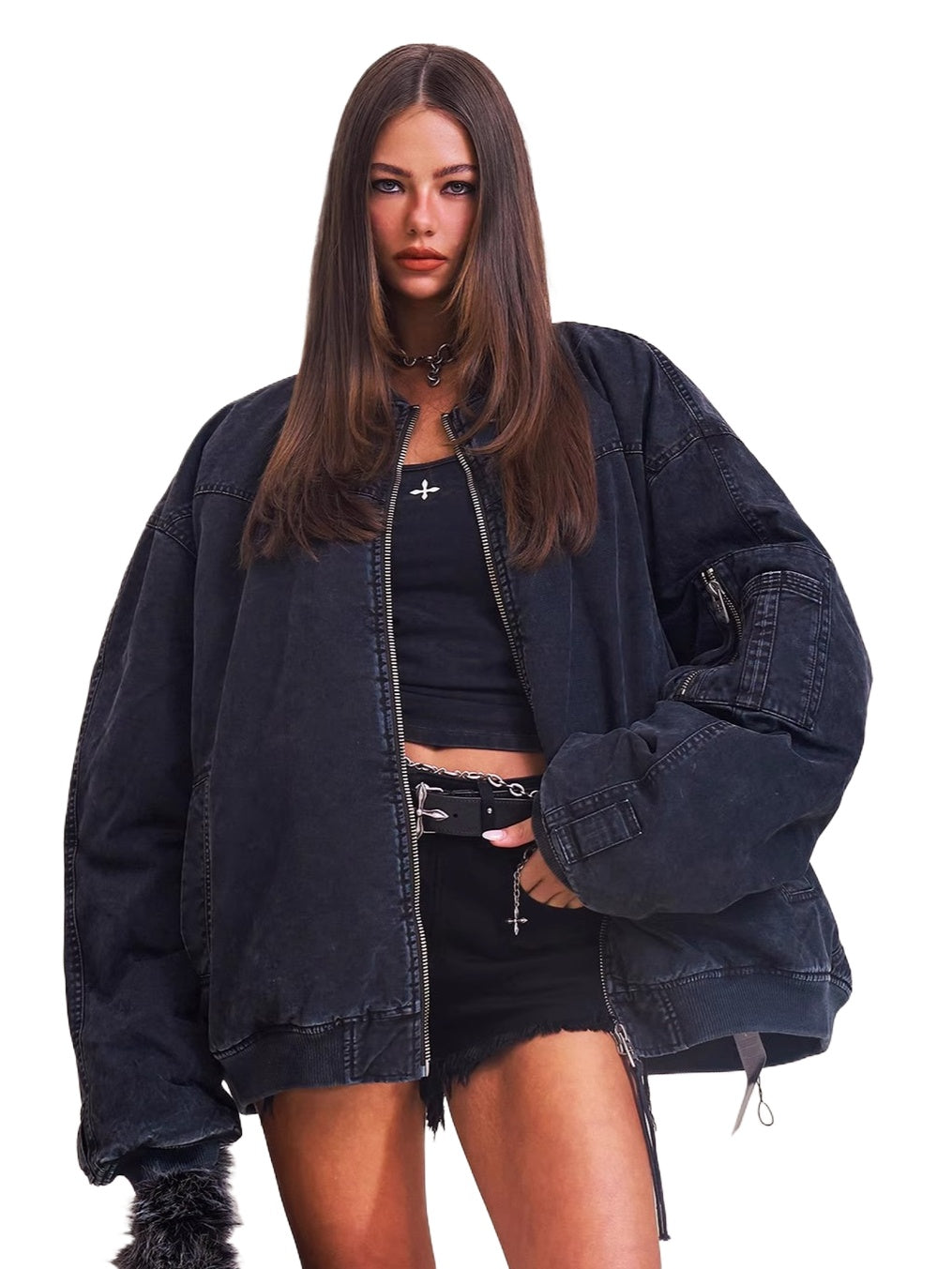Annihilation Storm Oversized Aviator Jacket