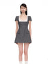 Ruffled Short-Sleeve A-Line Dress - CHINASQUAD