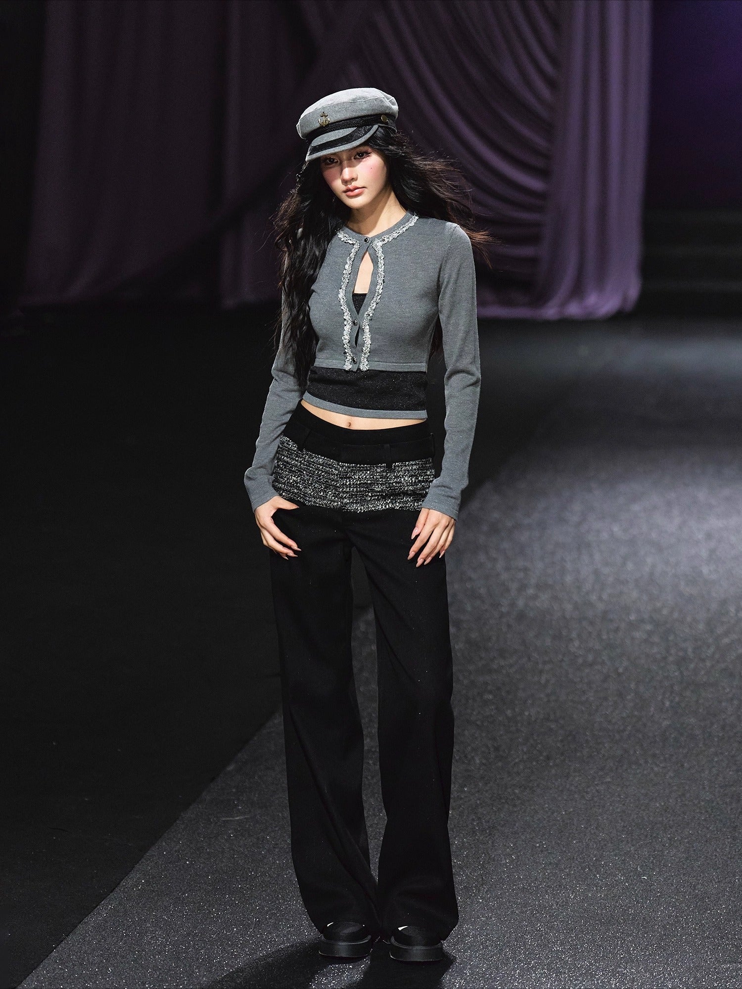 Embellished Knit Cardigan & Camisole Set - CHINASQUAD