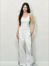 Lace-Style Spaghetti Strap Tank Top - CHINASQUAD