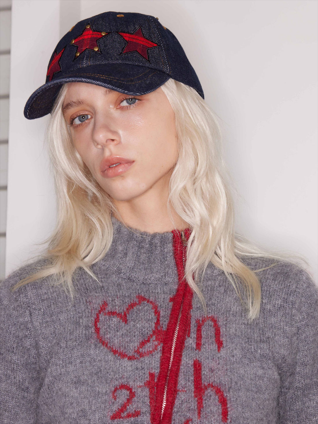 Detachable Fur Embroidered Baseball Cap - CHINASQUAD