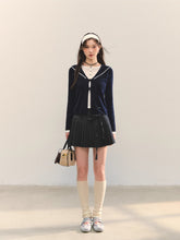 Lace Strap Pleated Skirt - CHINASQUAD