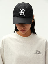 Retro R Embroidered Curved Brim Baseball Cap - CHINASQUAD