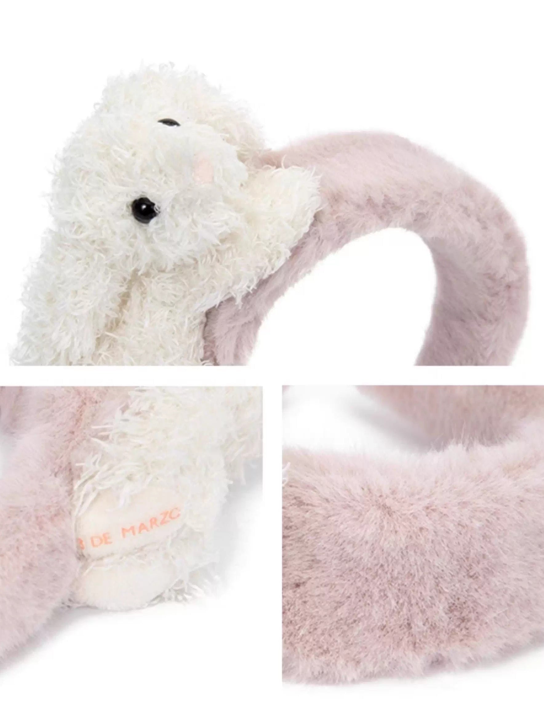 Fluffy Plush Doll-Inspired Headband