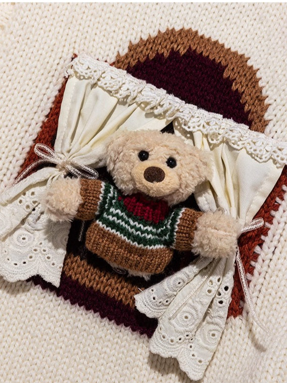 Scenic Window Knit Cardigan