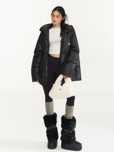 White Duck Down Hooded Jacket - CHINASQUAD