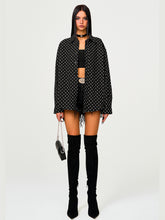 Black Oversized Cotton Shirt - CHINASQUAD