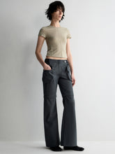 Two-in-One Removable Flared Casual Pants - CHINASQUAD