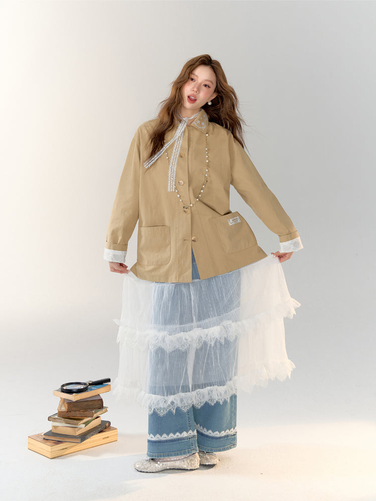 Lace Patchwork Jacket - CHINASQUAD