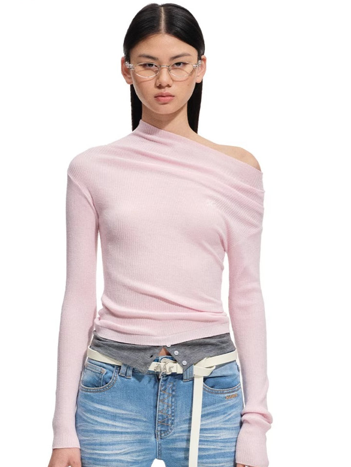 Neva Wool-Blend Knit Crewneck