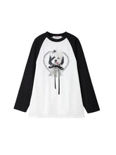 Printed Raglan T-shirt - CHINASQUAD