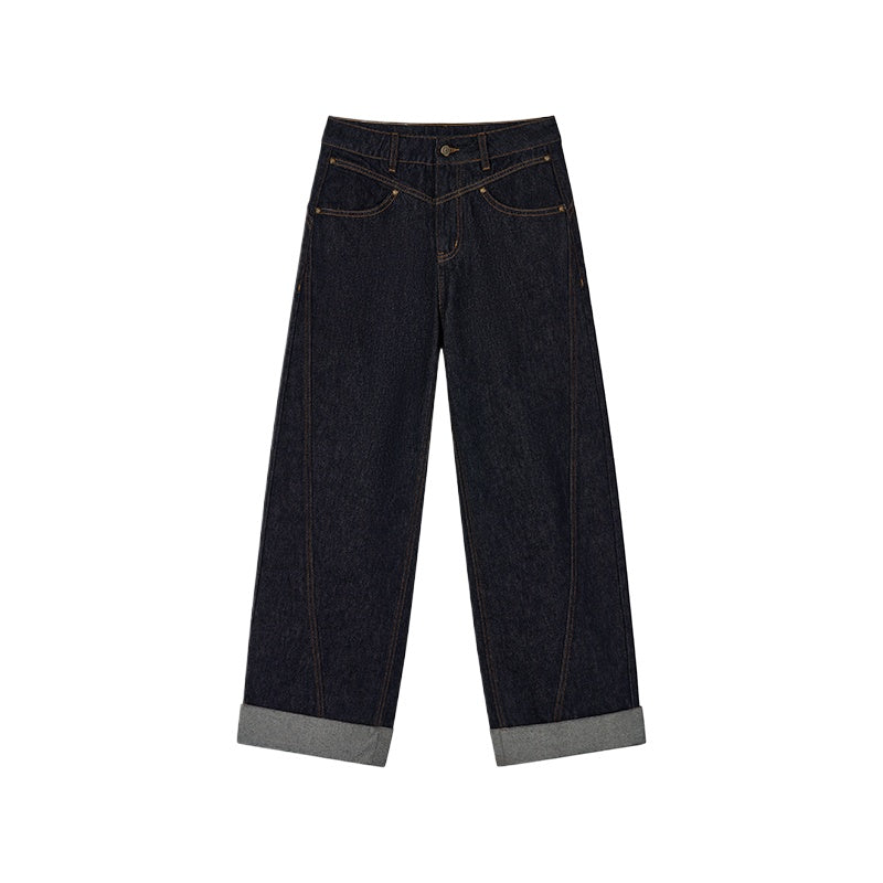 Structured Vintage-Dyed Jeans - CHINASQUAD