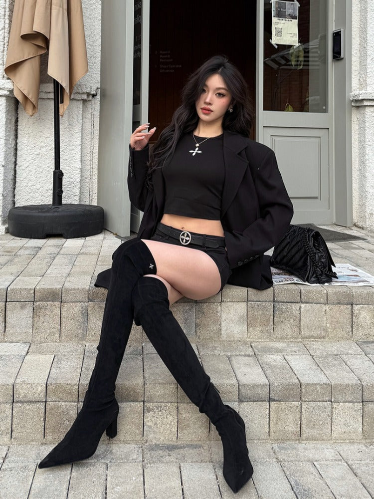 Over-the-Knee High Boots - CHINASQUAD