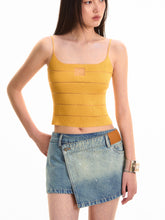 Ice Feel Striped Knit Vest - CHINASQUAD