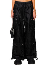 Black Lightning Wide-Leg Pants - CHINASQUAD