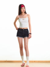 Low Waist Stretch Denim Shorts - CHINASQUAD