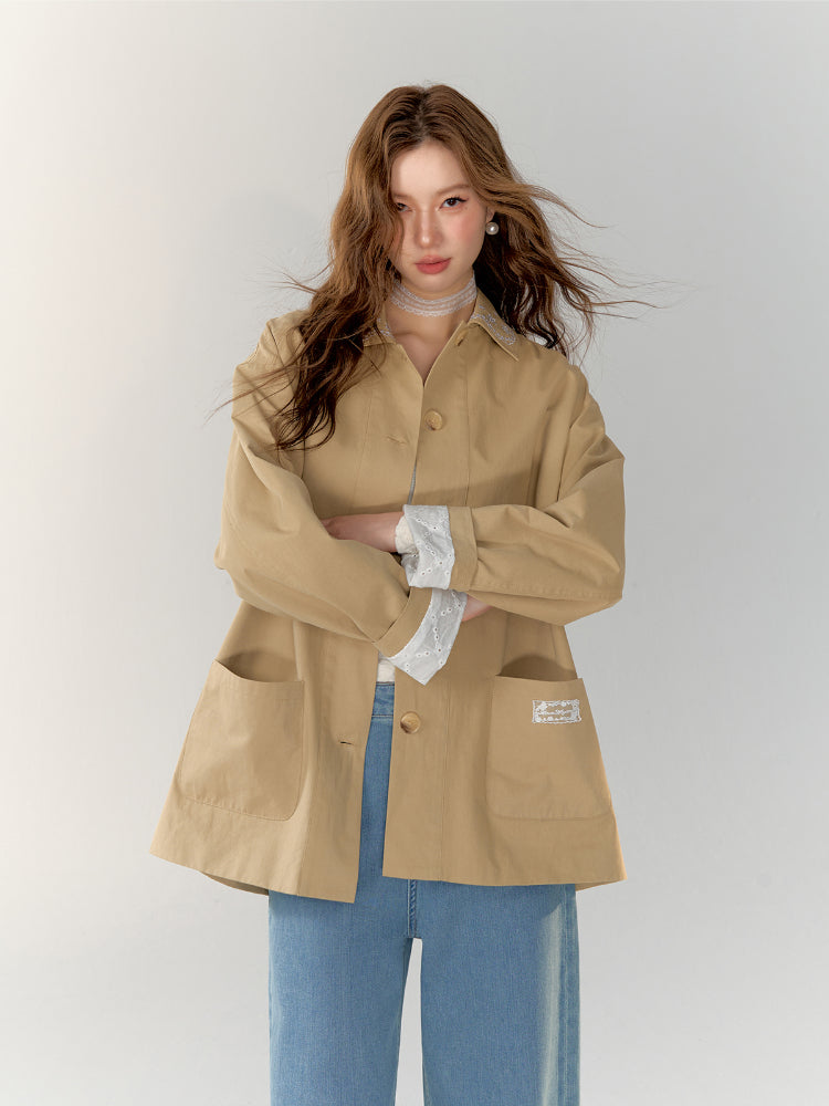 Lace Patchwork Jacket - CHINASQUAD