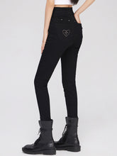High-Waisted Skinny Jeans - CHINASQUAD