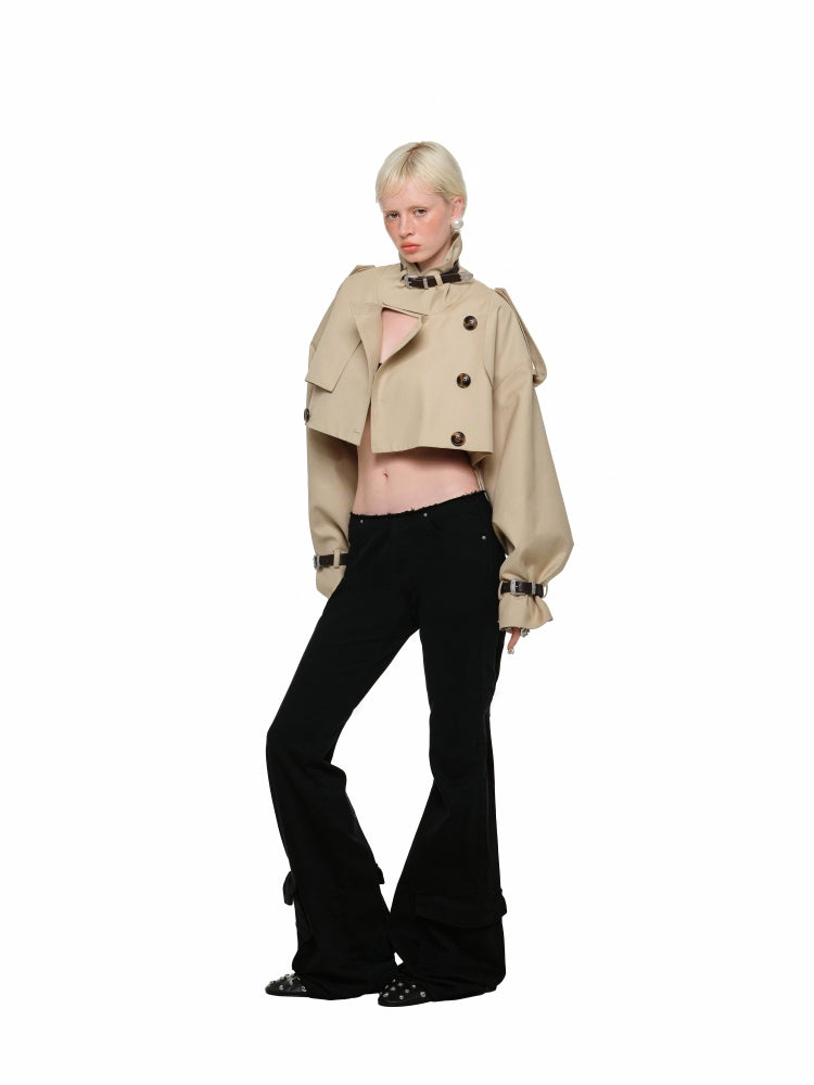Ultra Short Trench Coat - CHINASQUAD